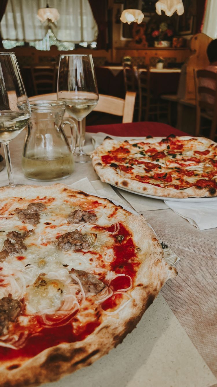 pizzas en dolomitas