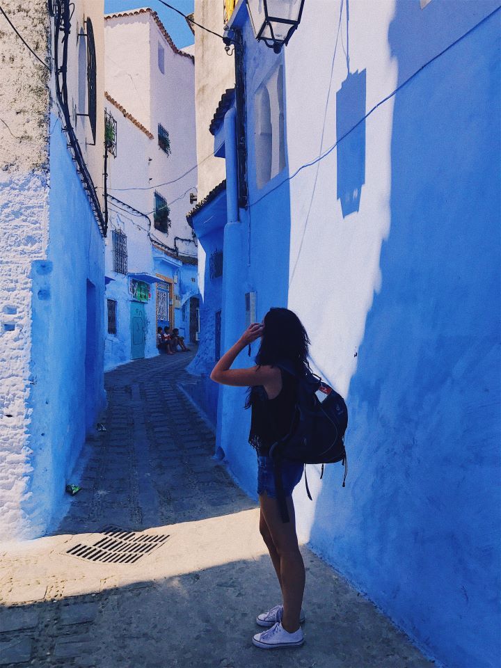 pueblo azul