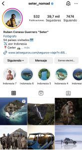 perfil Instagram de viajes 