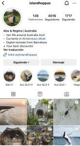 perfil Instagram de viajes 