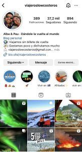 perfil Instagram de viajes 