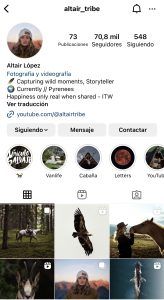 perfil Instagram de viajes 