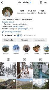 perfil Instagram de viajes 