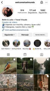 perfil Instagram de viajes 